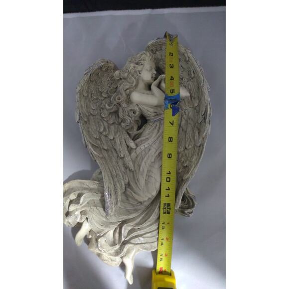 Glittered Wings Wall Decor- Elegant Spiritual Home Accent: Heavenly Home - Picture 2 of 10